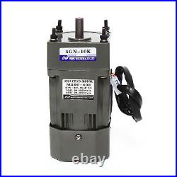 60W 110V AC Gear Motor Electric+Variable Speed Reduction Controller 10K 135 RPM