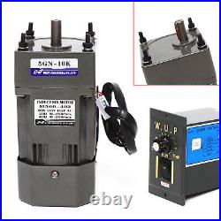 60W 110V AC Gear Motor Electric Variable with Speed Controller Single-phase 110