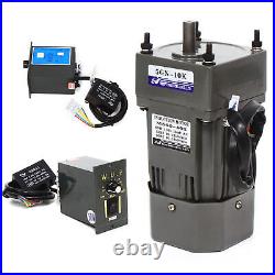 60W 110V AC Gear Motor Electric Variable with Speed Controller Single-phase 110