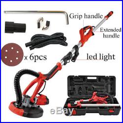 750W Drywall Sander Electric Variable Adjustable Speed Sanding Pad with LED Light