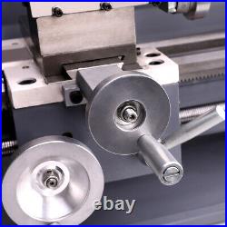 750w 8x16 Automatic Mini Metal Lathe Variable-Speed Metalworking Milling