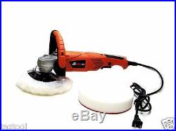 7 VARIABLE 7-SPEED ELECTRIC CAR POLISHER/BUFFER & SANDER with BONNET PAD