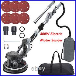 800W Drywall Sander Electric Foldable Variable Speed with Automatic Vacuum & Light