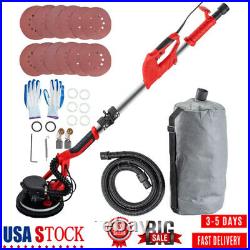 850W Foldable Electric Variable Speed Drywall Sander with Strip Light Vacuum Bag