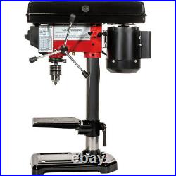 8 Electric Drill Press with Laser 5 Speed Guide Stationary Power Tools Wood