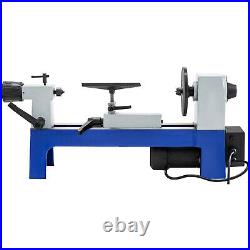 8''x12'' Variable Speed Benchtop Mini Wood Lathe 1/3 HP 500-3200RPM Tool Rests