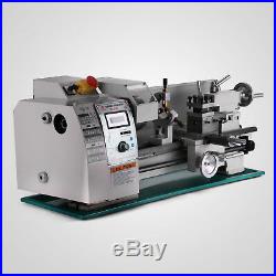 8 x 16Variable-Speed Mini Metal Lathe Steady Rest Bench Top Processing PRO