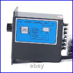 90W 110V gear motor electric variable speed controller 120 67RPM High Torque