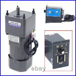 90W AC Gear Motor Reducer 120K Geared Motor Electric Variable Speed Controller
