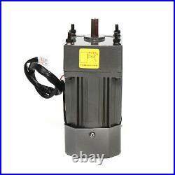AC 110V Gear Motor Electric+Variable Speed Reduction Controller 135 RPM 110 TOP
