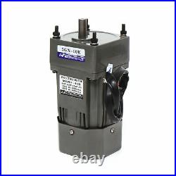 AC 110V Gear Motor Electric+Variable Speed Reduction Controller 135 RPM 110 TOP