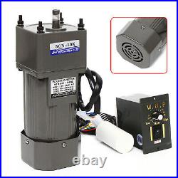 AC Gear Motor Electric+Variable Speed Reduction Controller 27RPM Torque 150 50K