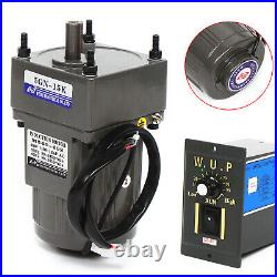 AC Gear Motor Electric Variable Speed Reduction Controller Torque 115K 0-90 RPM