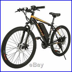 ANCHEER 26'' Electric Mountain Bike 350W Power E-bike Variable Speed Bicycle USA