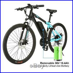 ANCHEER 27.5'' Electric Mountain Bike 350W Power E-bike Variable Speed Bicycle