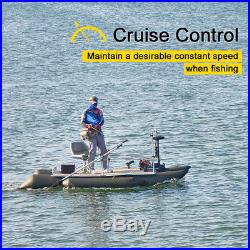 Black 12V 55LBS 48 Variable Speed Bow Mount Electric Trolling Motor Cayman