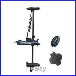 Black Haswing 12V 55LBS 48 Electric Bow Mount Trolling Motor with Foot Control