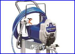 Blue Variable Speed Electric Stationary Airless Paint Sprayer with Mobile Cart