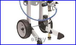 Blue Variable Speed Electric Stationary Airless Paint Sprayer with Mobile Cart