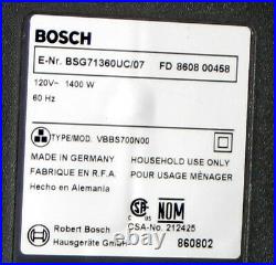 Bosch BSG71360UC Blue Gray Canister Cleaner