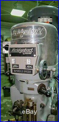 Bridgeport Variable Speed Milling Machine 9 x 48 Table