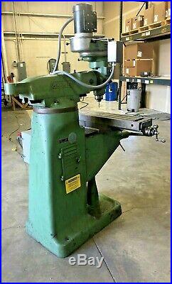 Bridgeport, Vertical Mill, 1 Hp, 240vac, 1-phase Or 3-phase, Variable Speed
