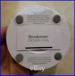 Brookstone Bed Fan With Wireless Remote Adjustable Variable Speed White