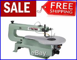 Central Machinery 16 in. Variable Speed Scroll Saw Cast Iron Base Blades