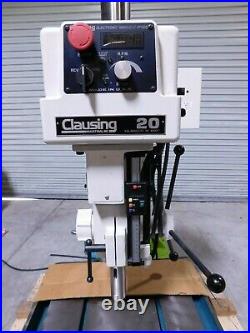 Clausing 20 Floor Drill Press, Variable Speed, 3MT, 230V 3PH, 2274EVS
