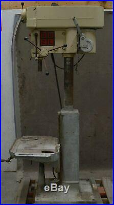 Clausing 2276 Variable Speed Lab Coring Floor Standing Drill Press Machine 1.5HP
