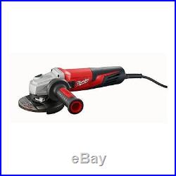 Corded Compact Angle Grinder 5 Inches Electric 13 Amp Dial Variable Speed Handle
