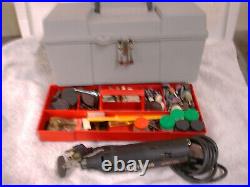 Craftsman Single Speed Rotary Tool Drill Grinder / WITH MANY ACCESSORIES