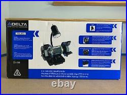 DELTA 6 in. Variable Speed Bench Grinder With Light Electric Portable