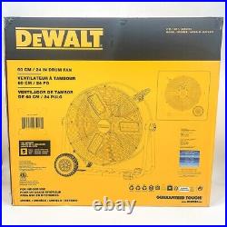 DEWALT 24 in. Heavy Duty Drum Fan Corded with Variable Speed Control DXF-2490