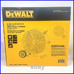 DEWALT 24 in. Heavy Duty Drum Fan Corded with Variable Speed Control DXF-2490
