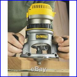 DEWALT DW618R 2 1/4 HP Variable Speed Corded Electric Fixed Base Router