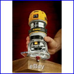 DEWALT DWP611 1-1/4 HP Variable Speed Premium Compact Router with LED DWP611 New