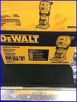 DEWALT DWP611 1-1/4 HP Variable Speed Premium Compact Router with LED New
