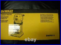 DEWALT DWP611 1-1/4 HP Variable Speed Premium Compact Router with LED New
