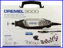DREMEL 3000 2/30 Variable Speed Rotary Tool with 2 Attachments & 30 Accessories