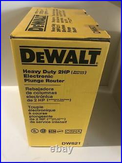 DeWalt DW621 2 HP Full-Wave Electronic Variable Speed Plunge Router New