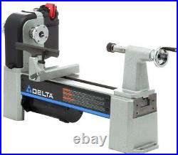 Delta Wood Lathe 1 HP 1725 RPM 12-1/2 in. Midi-Lathe Electronic Variable Speed