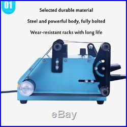 Double Axis Electric Sander Sanding Belt Variable Speed Grinding Machine 220V