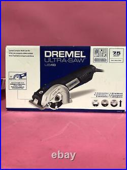 Dremel US40 Ultra Saw 7.5 Amp Cutting Tool With 3 Accessories + 1 Attachment