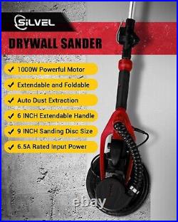 Drywall Sander, 1000W Electric Drywall Sander with Vacuum, 6 Variable Speed