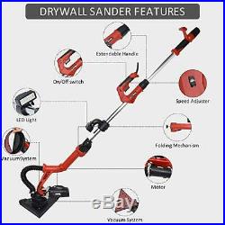 EJWOX 6.5A Drywall Sander Variable Speed Electric Adjustable Vacuum Sanding New