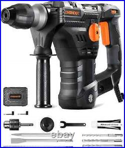 ENGiNDOT Electric Corded Rotary Hammer Drill Variable Speed Ergonomic Power Tool