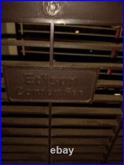 Edison Comfort Fan Vintage Box Fan Air Flow Variable Speed Electric