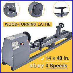 Electric 1/2 HP 14 x 40 Variable Speed Benchtop Wood Lathe Woodturning Lathe