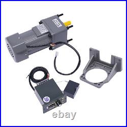 Electric AC Gear Reduction Motor+Variable Speed Control Reversible 110V 250W New